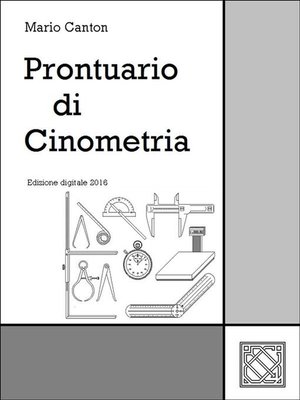 cover image of Prontuario di Cinometria